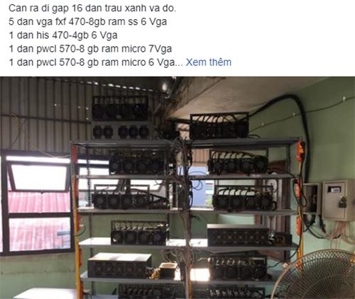 Đào Bitcoin tại Việt Nam không đủ trả tiền điện