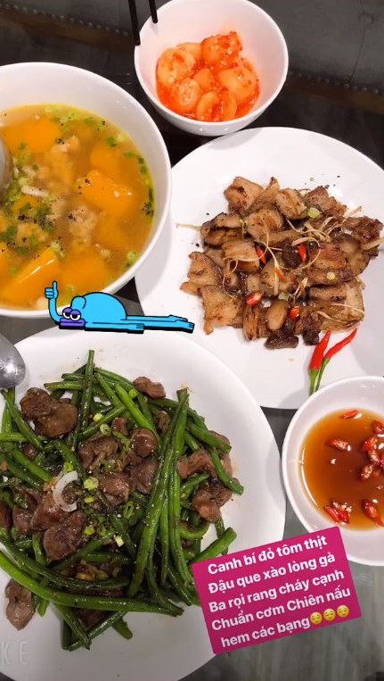 Có ai tự tin như Tóc Tiên: Khoe ảnh loạt món ăn tự làm, lại còn tiện miệng khen mình nấu ngon phát điên