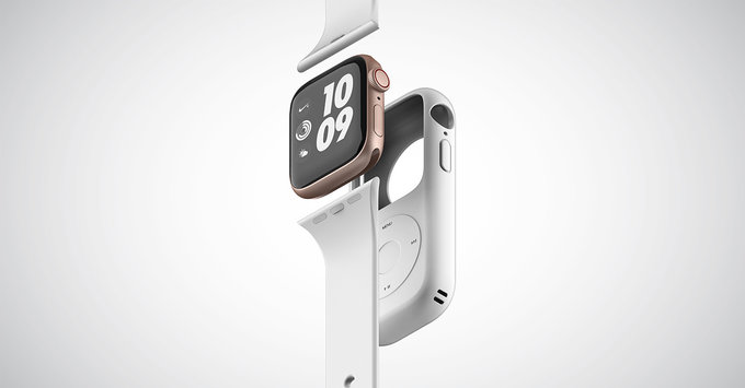 Ốp lưng biến Apple Watch thành iPod Nano