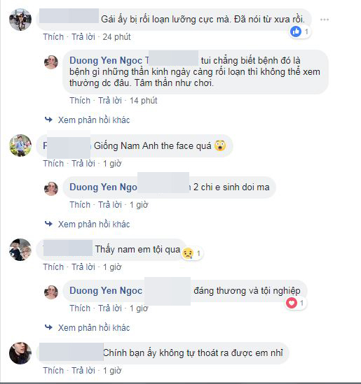 Dương Yến Ngọc bất ngờ chia sẻ trên trang cá nhân: Nam Em có thể bị tâm thần