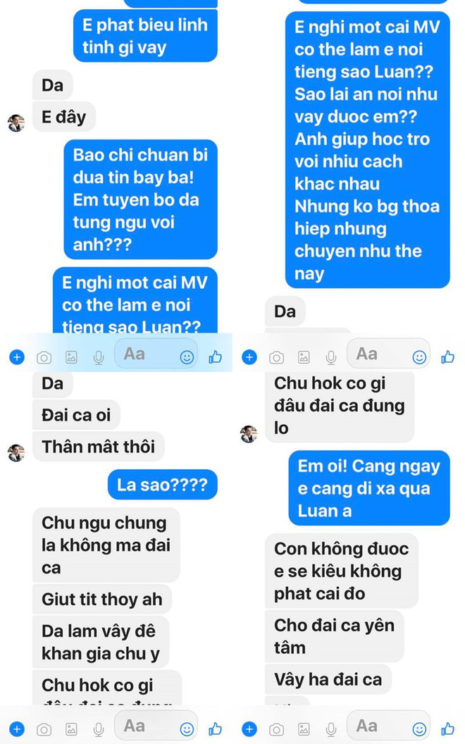 Đàm Vĩnh Hưng công khai loạt tin nhắn tạo scandal tình cảm với Phan Ngọc Luân