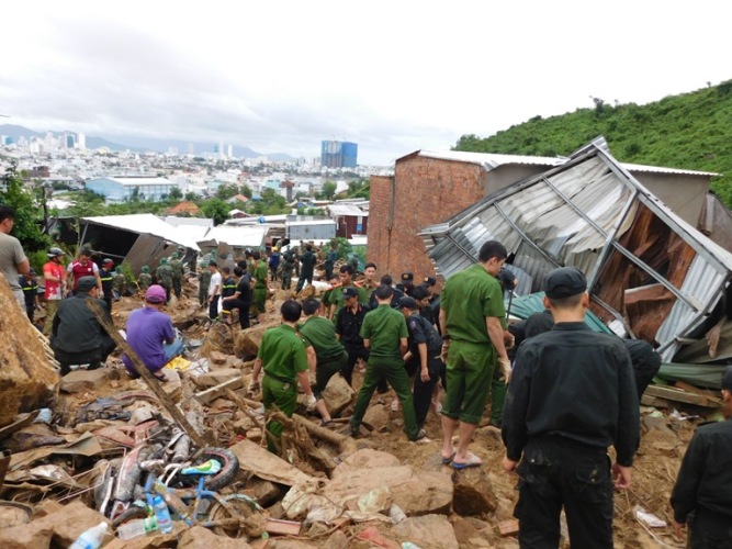Nha Trang: Thi thể thứ 19 trong vụ sạt lở núi đã được tìm thấy