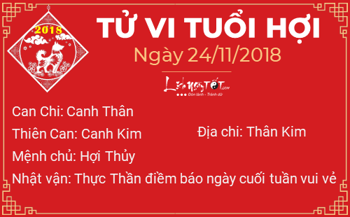 Tử vi Thứ 7 ngày 24/11/2018 của 12 con giáp: Dần bất ngờ được cho tiền, Tị bị Thiên Quan tai họa