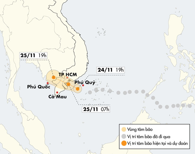 Sài Gòn có nguy cơ ngập trên diện rộng