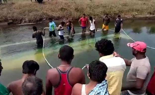 Xe buýt lao xuống kênh, 30 người chết