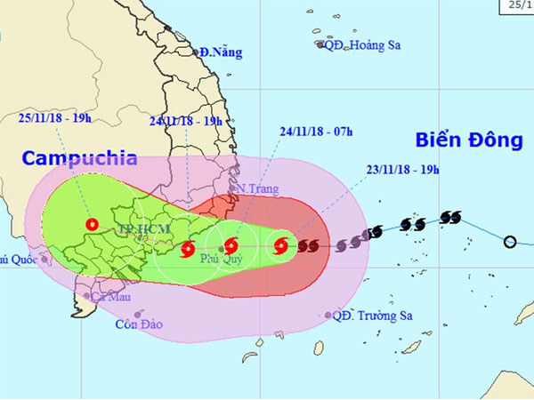 Dự báo thời tiết 24/11: Nín thở đợi bão số 9, Nam Bộ nguy cơ lốc xoáy