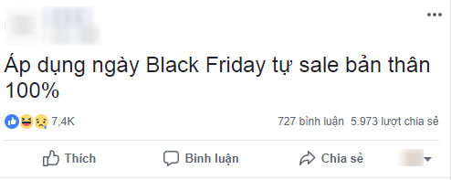 Mua sắm dịp Black Friday là xưa rồi, bây giờ chị em còn mong ngày này để tự sale bản thân tuyển bồ trút ế