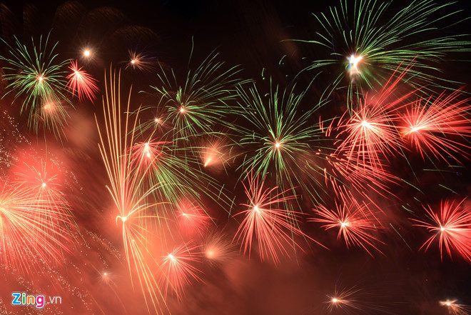 Hà Nội bắn pháo hoa tại sân vận động Mỹ Đình tối 25/11