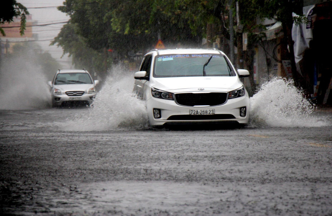 Hàng loạt cây xanh bị quật ngã, nhà tốc mái khi bão Usagi đổ bộ