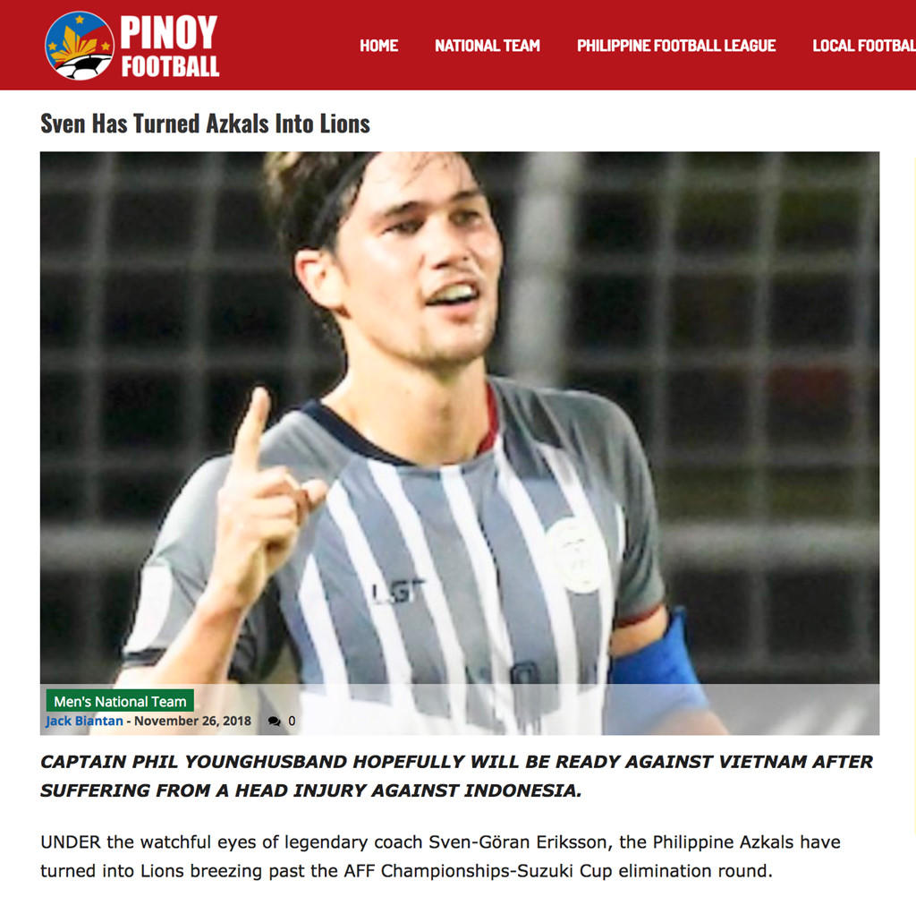 Báo chí Philippines: HLV Eriksson sẽ viết cổ tích trước tuyển Việt Nam