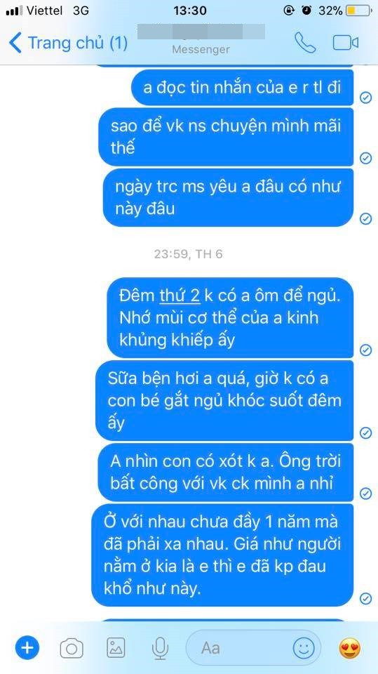 Ngày nào cũng nhắn tin cho người chồng đã mất, câu chuyện của vợ trẻ vừa sinh con 10 ngày khiến bao người rơi nước mắt