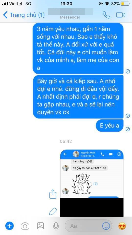 Ngày nào cũng nhắn tin cho người chồng đã mất, câu chuyện của vợ trẻ vừa sinh con 10 ngày khiến bao người rơi nước mắt