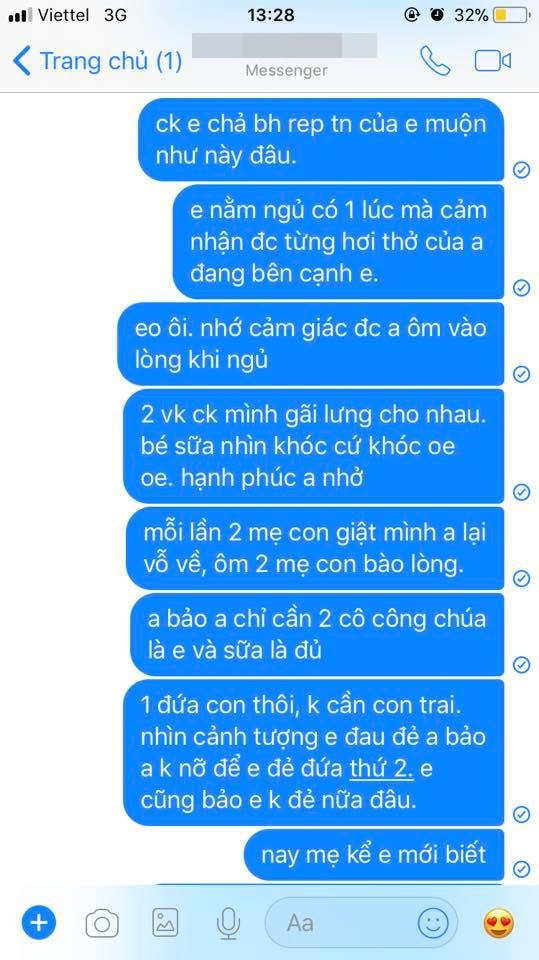 Ngày nào cũng nhắn tin cho người chồng đã mất, câu chuyện của vợ trẻ vừa sinh con 10 ngày khiến bao người rơi nước mắt
