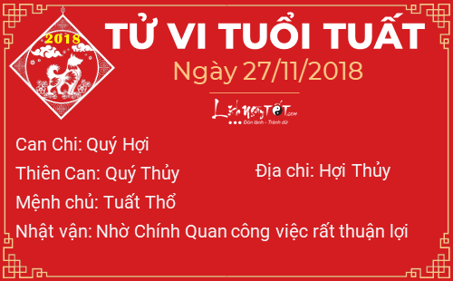 Tử vi Thứ 3 ngày 27/11/2018 của 12 con giáp: Ngọ túi tiền rủng rỉnh, Sửu cẩn thận bị hãm hại