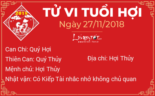 Tử vi Thứ 3 ngày 27/11/2018 của 12 con giáp: Ngọ túi tiền rủng rỉnh, Sửu cẩn thận bị hãm hại