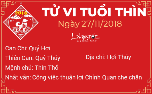 Tử vi Thứ 3 ngày 27/11/2018 của 12 con giáp: Ngọ túi tiền rủng rỉnh, Sửu cẩn thận bị hãm hại