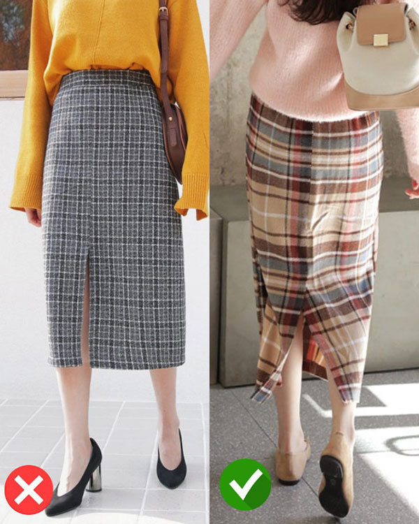 Chú ý chi tiết này khi chọn chân váy kẻ midi, phong cách của bạn sẽ được phong hạng đỉnh cao
