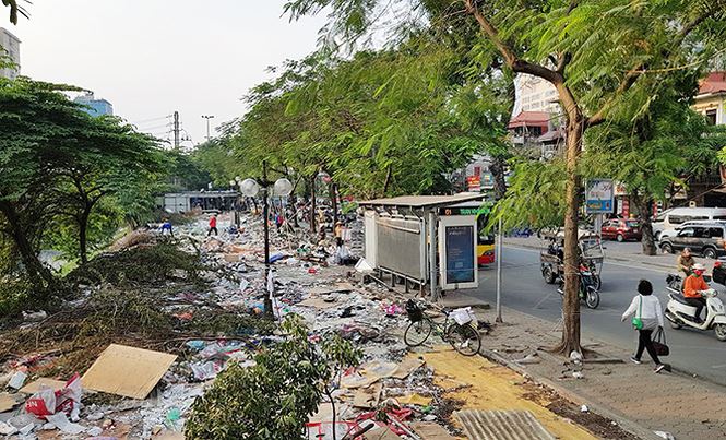 Xoá sổ chợ tạm Ngã Tư Sở