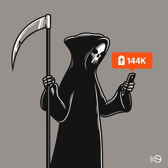 Loạt tranh về mặt trái đáng sợ của cuộc sống hiện đại