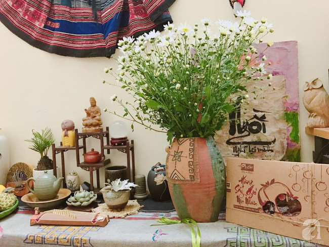 Làm đẹp nhà đón mùa đông Hà Nội với cúc họa mi đẹp dịu dàng, bình yên