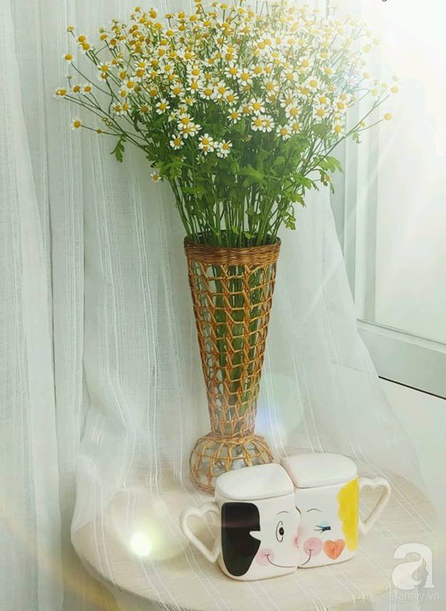 Làm đẹp nhà đón mùa đông Hà Nội với cúc họa mi đẹp dịu dàng, bình yên