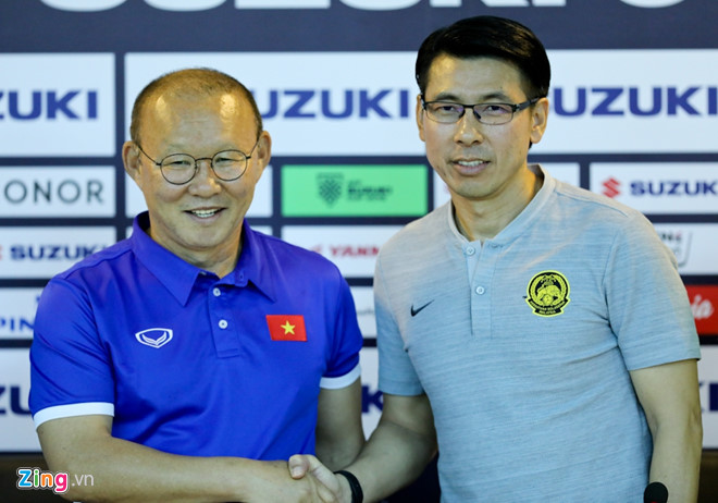 Lương Park Hang-seo thấp nhất trong 4 HLV dự bán kết AFF Cup 2018