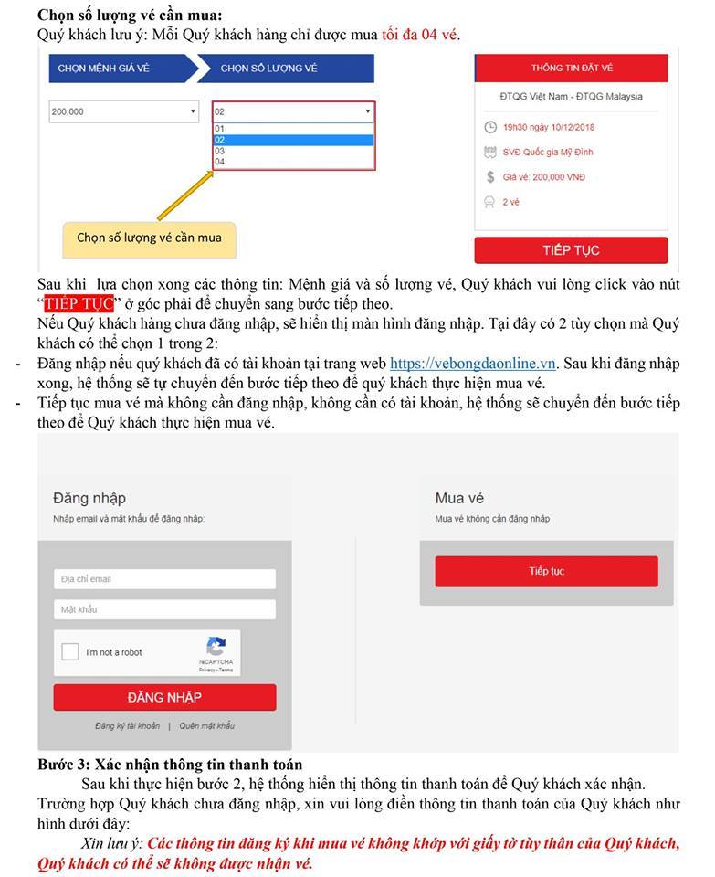 10h sáng nay bán vé xem bán kết lượt về Việt Nam vs Philippines