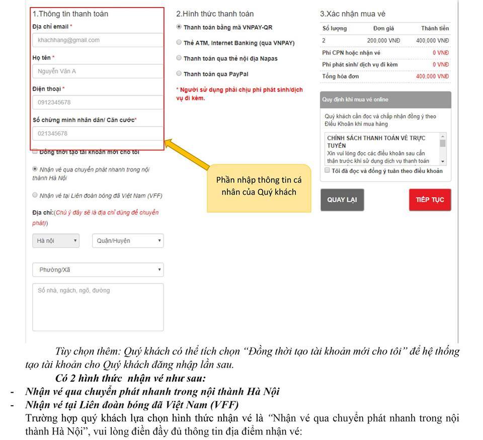10h sáng nay bán vé xem bán kết lượt về Việt Nam vs Philippines