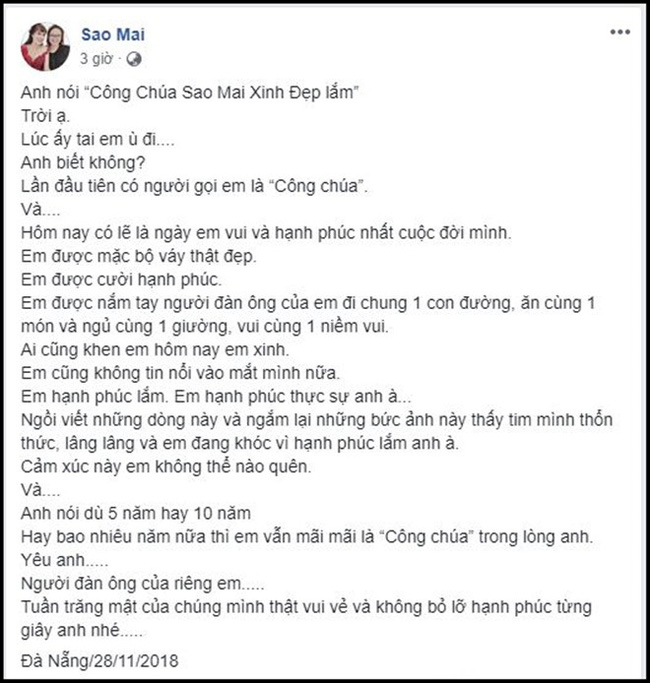 Cô dâu 62 tuổi hạnh phúc chóng mặt khi được chồng gọi là Công chúa Sao Mai trong dịp trăng mật bù