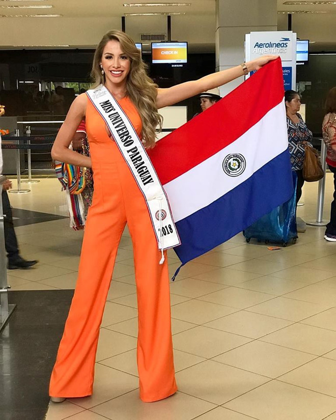 Dàn người đẹp Hoa hậu Hoàn vũ 2018 lên đường đến Thái Lan