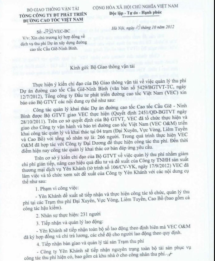 Ai tiếp tay cho bà chủ 8X Vũ Thị Hoan trong thương vụ thu phí cao tốc Cầu Giẽ - Ninh Bình?