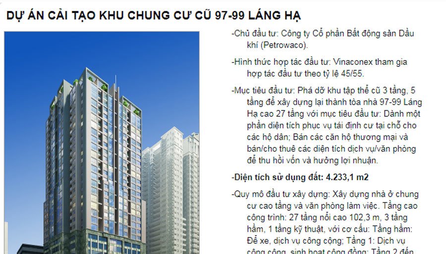 Ông lớn Vinaconex có bao nhiêu đất mà được mua giá cao ngất
