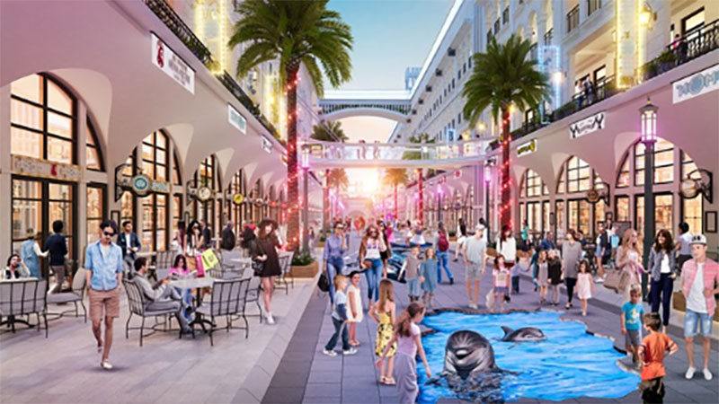 Con phố mô phỏng hổ báo chạy nhảy, cá heo bơi lội giữa Sài Gòn