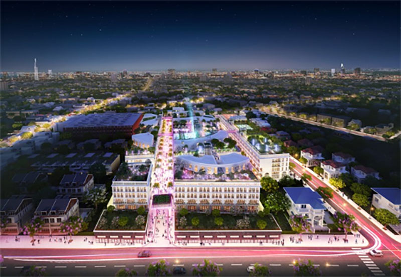 Con phố mô phỏng hổ báo chạy nhảy, cá heo bơi lội giữa Sài Gòn