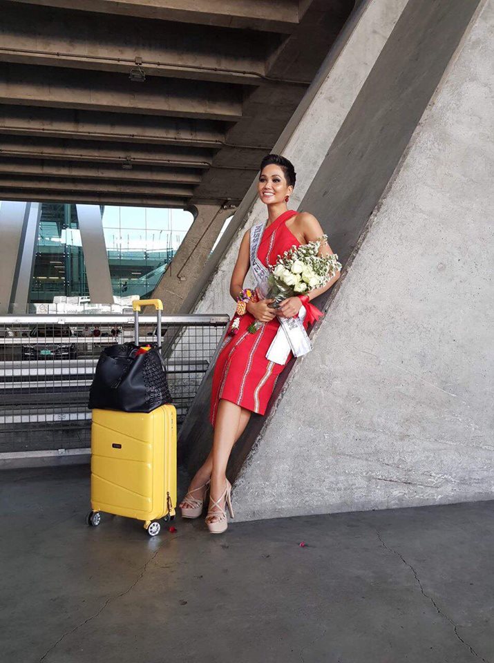HHen Niê viết tâm thư trên chuyến bay tới Thái Lan tham dự Miss Universe 2018