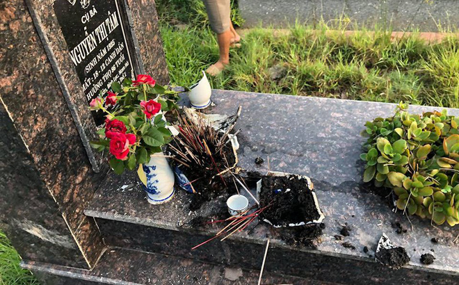 Sự thật tin đồn doanh nghiệp thuê xã hội đen đập phá bát hương ở gần trăm ngôi mộ