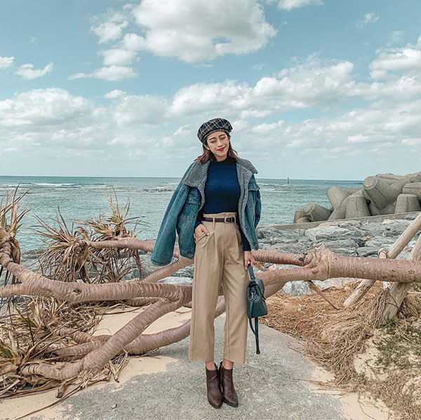 Muốn ăn gian chiều cao khi diện đồ ngày đông, bạn sẽ cần đến chiếc quần cạp cao tít cùng 3 cách mix&match; sau