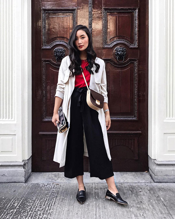 Muốn ăn gian chiều cao khi diện đồ ngày đông, bạn sẽ cần đến chiếc quần cạp cao tít cùng 3 cách mix&match; sau