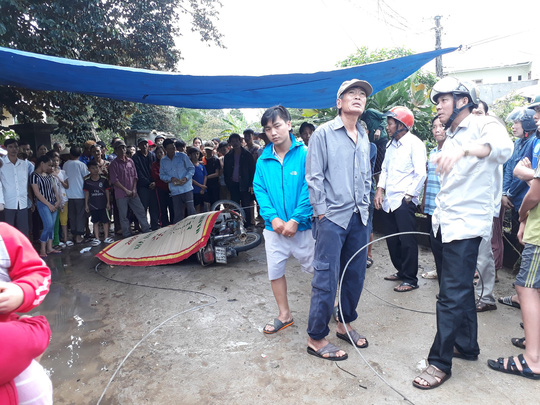Quảng Nam: Dây điện rơi xuống đường khiến người đi xe máy chết oan