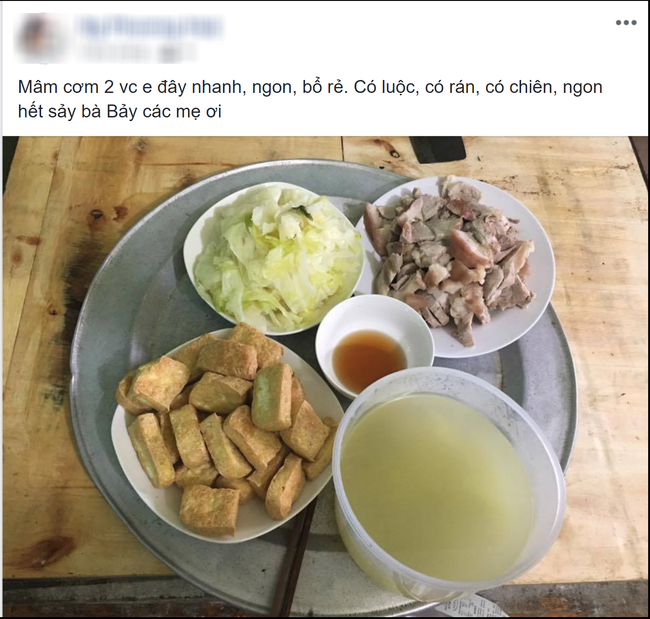 Mâm cơm bị các chị em chê tơi tả lại được cánh mày râu đồng loạt bênh vực khen ngon