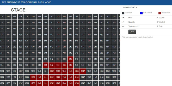 Vé xem Việt Nam thi đấu ở Philippines: Dễ như chọn chỗ xem phim