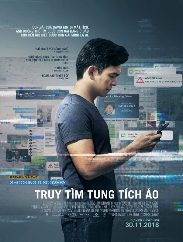 ‘Truy tìm tung tích ảo’ - Phim 1 triệu USD về mạng xã hội nguy hiểm