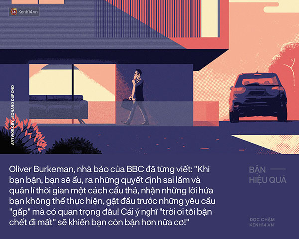 Phân biệt giữa bận và hiệu quả: Lời đáp cho câu hỏi: Sao cả ngày chẳng được tích sự gì? Phân biệt giữa bận và hiệu quả: Lời đáp cho câu hỏi: Sao cả ngày chẳng được tích sự gì?