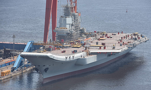 Tàu sân bay Trung Quốc hứng đòn vì chiến tranh thương mại với Mỹ