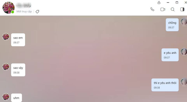 Cười bò với phản ứng của chồng khi nhận được lời yêu thương từ vợ bỉm sữa