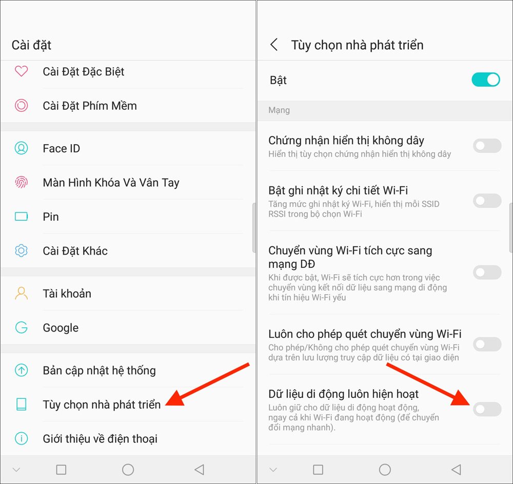 Tiết kiệm pin Android bằng cách tự động tắt 3G/4G khi dùng Wi-Fi