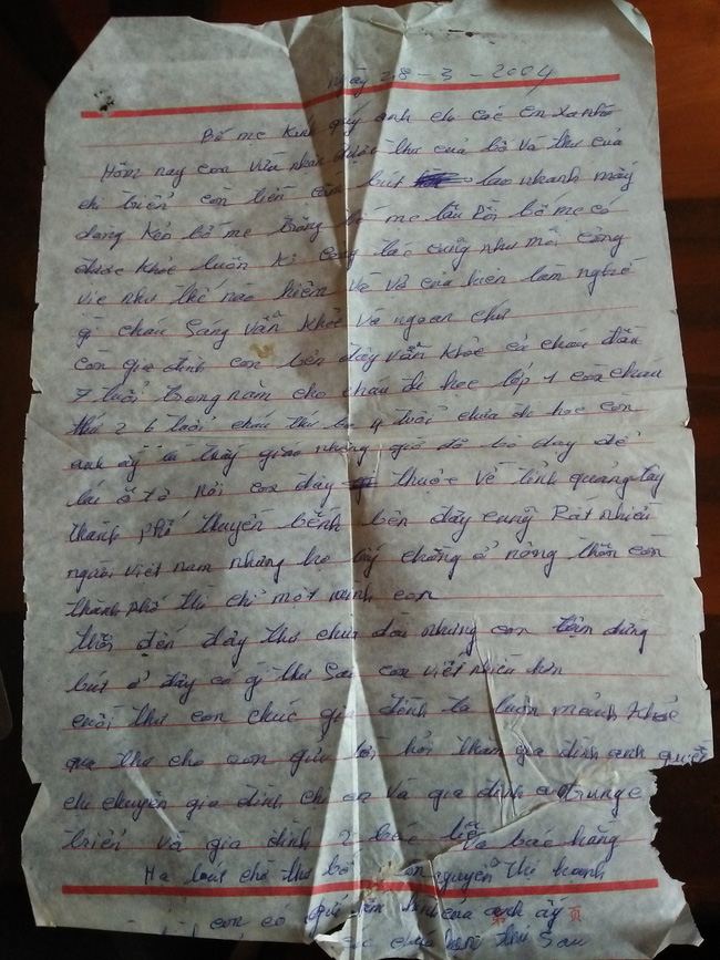 Nghệ An: Cha già nằm một chỗ ngóng tin con gái bị lừa bán làm vợ xứ người suốt 22 năm trời