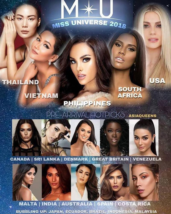 HHen Niê đại phá các bảng xếp hạng nhan sắc tại Miss Universe 2018