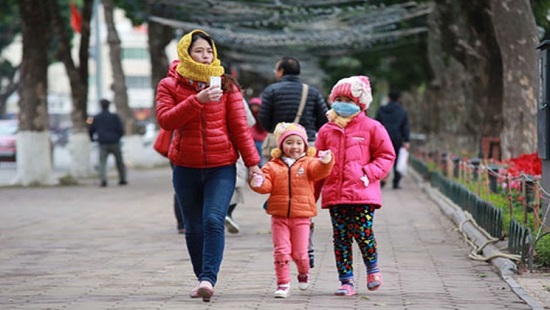 Trong tháng 12 các tỉnh miền Bắc có 2-3 đợt rét đậm, rét hại