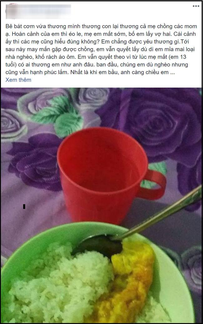 Mâm cơm cữ chỉ có trứng rán, mẹ trẻ vẫn bênh vực mẹ chồng và giấu nước mắt chia sẻ về hoàn cảnh éo le Mâm cơm cữ chỉ có trứng rán, mẹ trẻ vẫn bênh vực mẹ chồng và giấu nước mắt chia sẻ về hoàn cảnh éo le